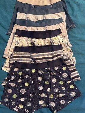 Cat & Jack Blue and Cream Boys' Briefs - Pack Piece